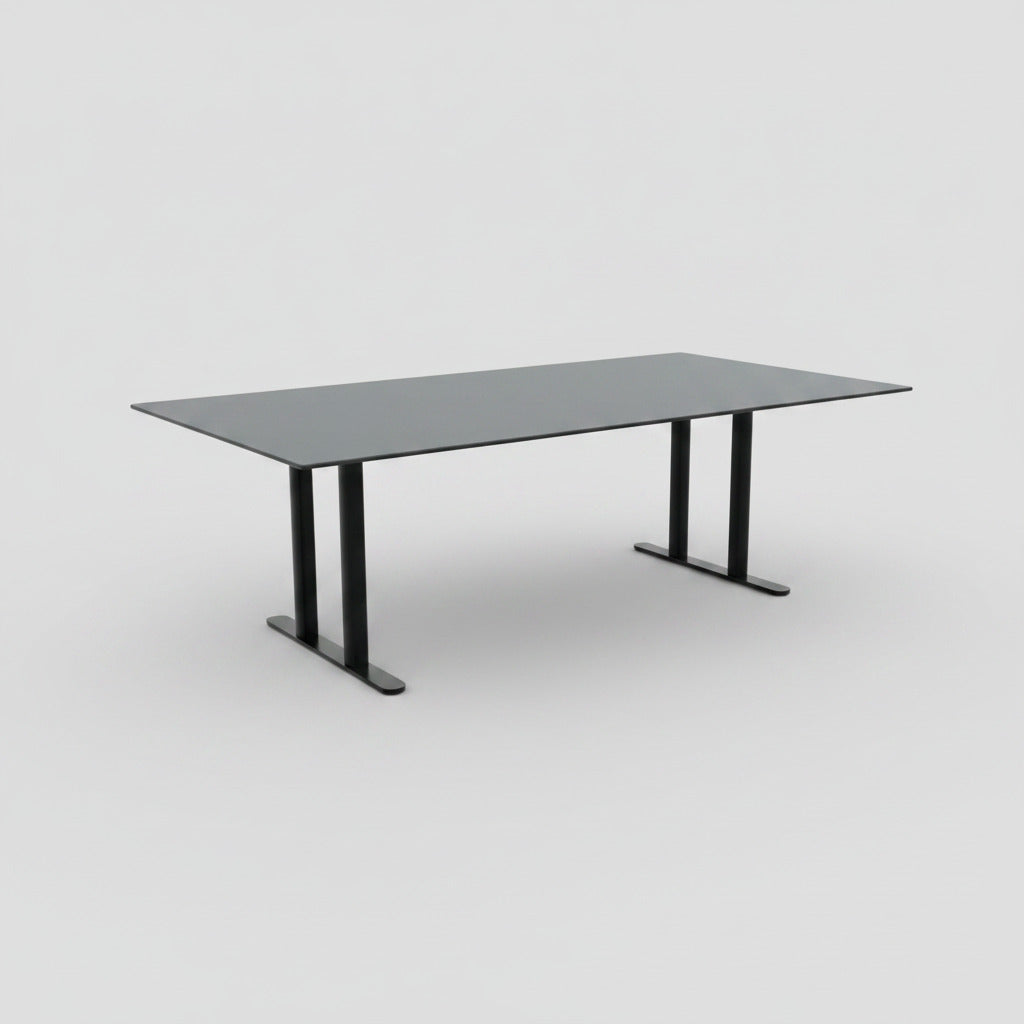 Montana Mødebord 480x120 cm – Sort Soft Nano Laminat