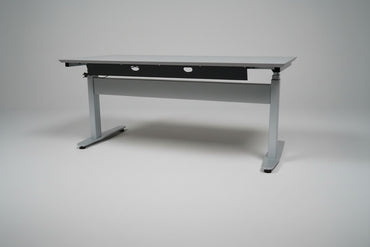 Duba B8 Hæve-sænkebord 160x80 | Lysegrå linoleum