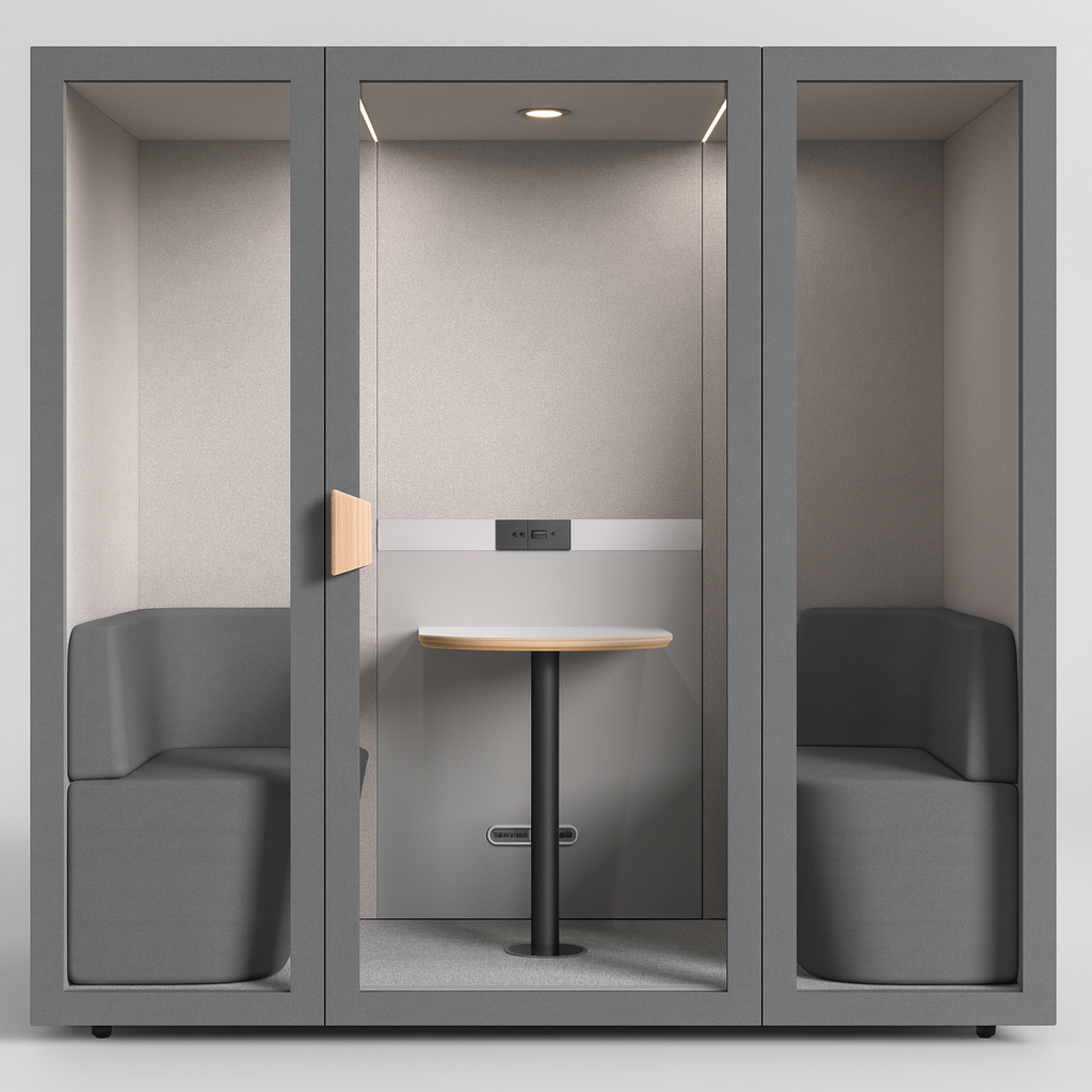 Soundbox akustisk kabine Large str. – Komfortabel lydisoleret telefonboks