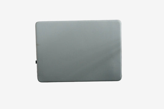 Götessons sideskærm til skrivebord 90x65 cm i sølv/grå set forfra