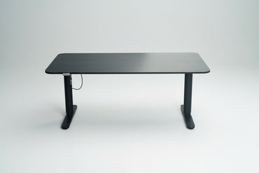 IKEA Bekant hæve-sænkebord i sort – ergonomisk skrivebord 160x80 cm
