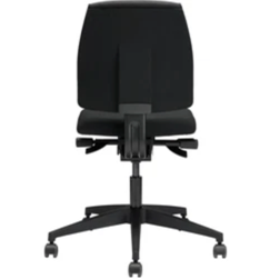 Bagside af Interstuhl 102GX kontorstol i sort – kontorstol med låsbar vippefunktion og ergonomisk design med Xtreme polster