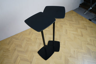 Sort Materia Amore barbord set ovenfra – moderne skandinavisk ståbord med dobbelt bordplade