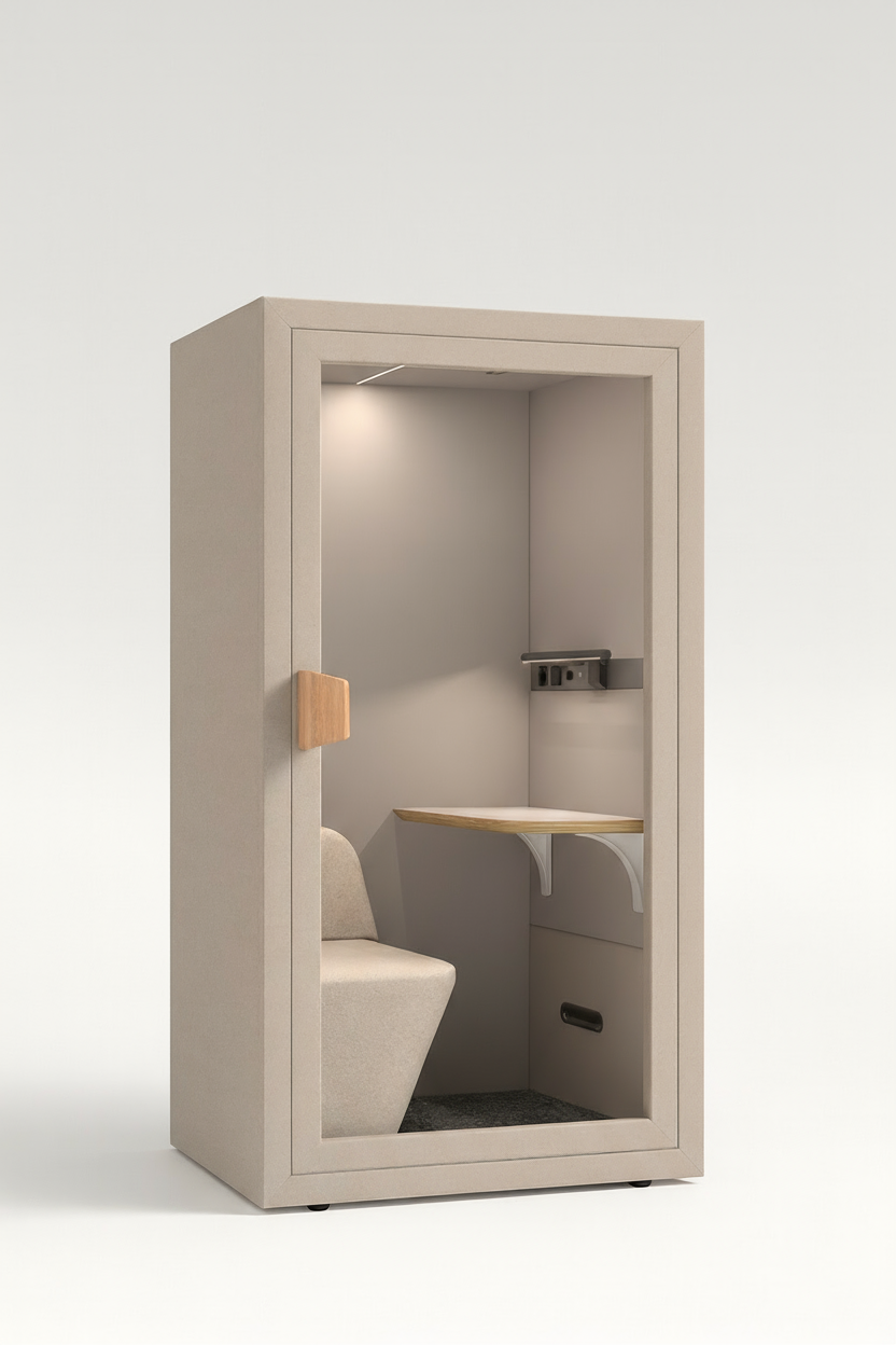 Soundbox akustisk kabine – Komfortabel lydisoleret telefonboks