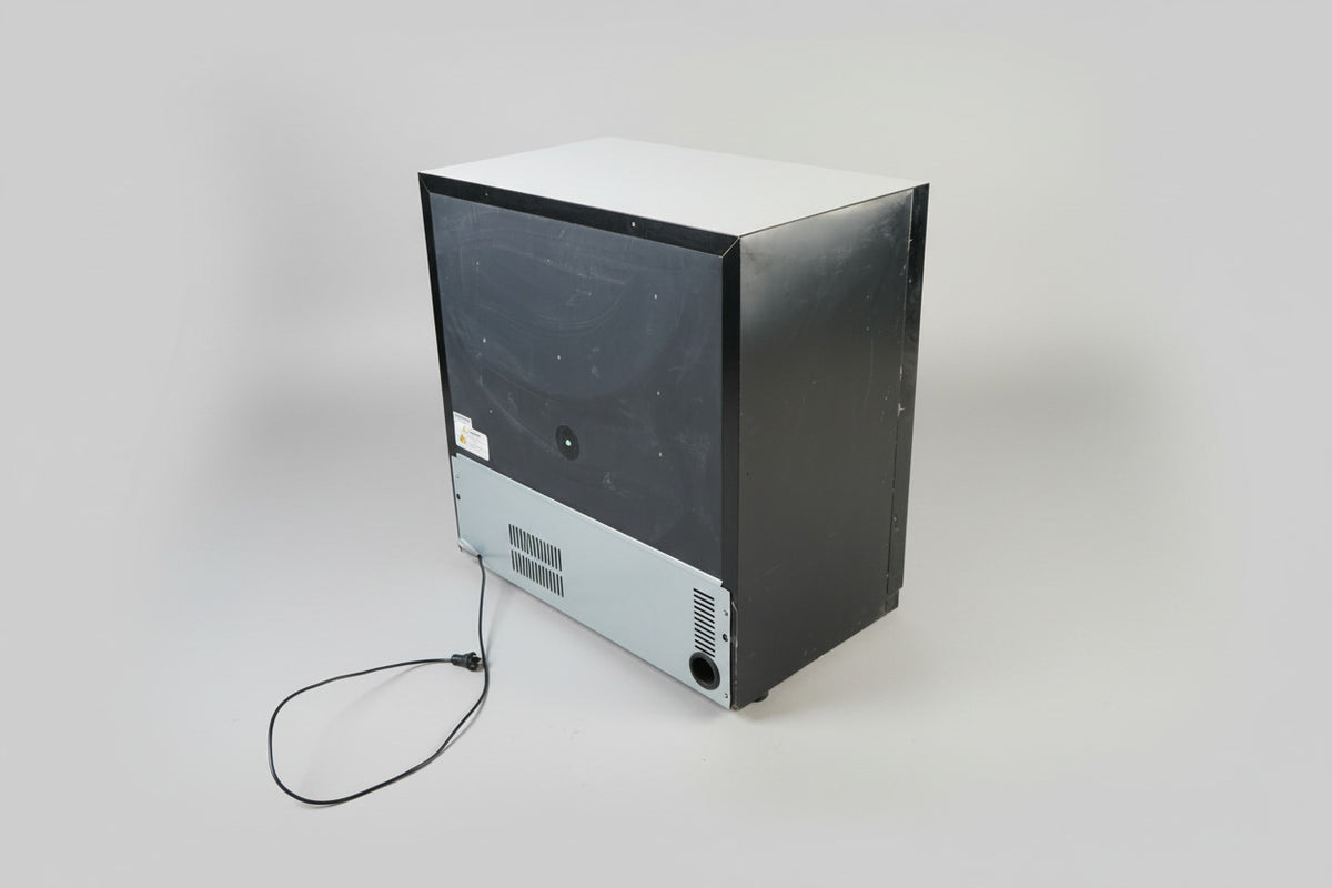 ViboCold bagbarkøler set bagfra med sort kabinet og kompakt underbordskølerdesign