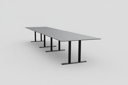 Montana Mødebord 480x120 cm – Sort Soft Nano Laminat