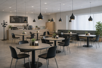 Caferum med cafémøbler