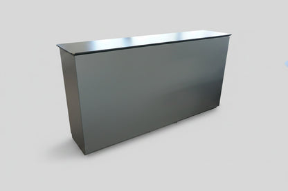 Cube Design reol bagfra i antracitgrå med stabil konstruktion og laminat topplade
