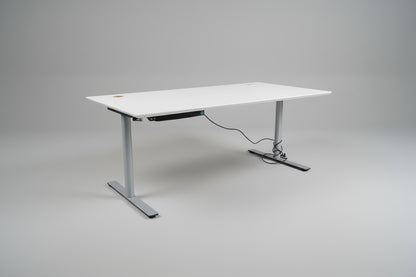 Duba B8 hæve-sænkebord 180x90 lysegrå front