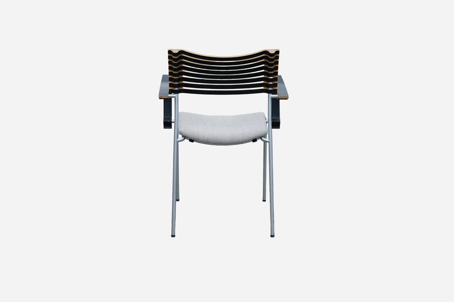 Duba B8 Runner konferencestol designet af Kasper Salto med sort ryg set bagfra