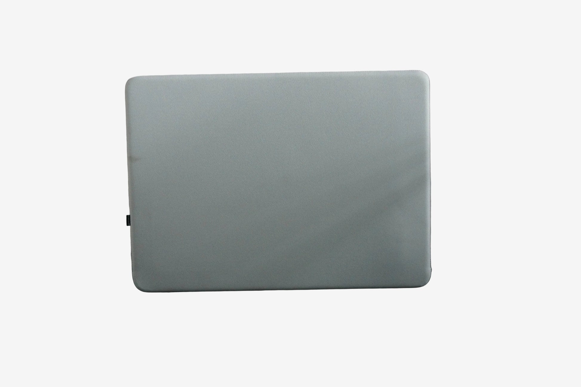 Götessons sideskærm til skrivebord 90x65 cm i sølv/grå set forfra