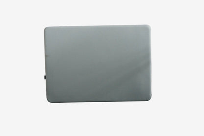 Götessons sideskærm til skrivebord 90x65 cm i sølv/grå set forfra