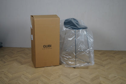 Helt ny GUBI 3D barstol i sort semi-mat plast og krom stel, nyåbnet