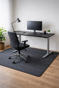 Hjemmekontor med skrivebord og stol