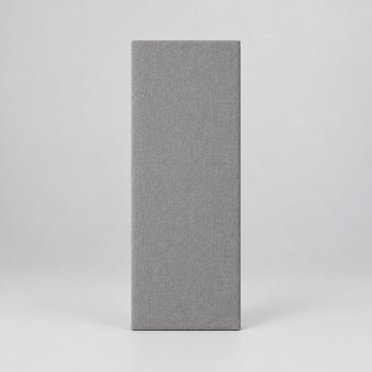 Holmris B8 bordskærm 160x65 cm i gråbrun til skrivebord og kontor – set forfra