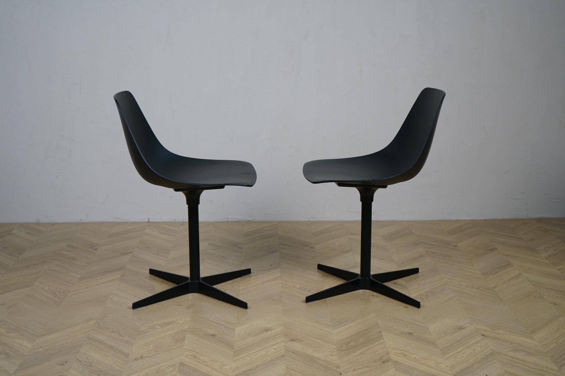 To La Palma Miunn S162 sorte stole set fra siden