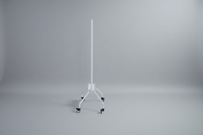 Mobilt whiteboard på hjul 70 x 135 cm set fra siden