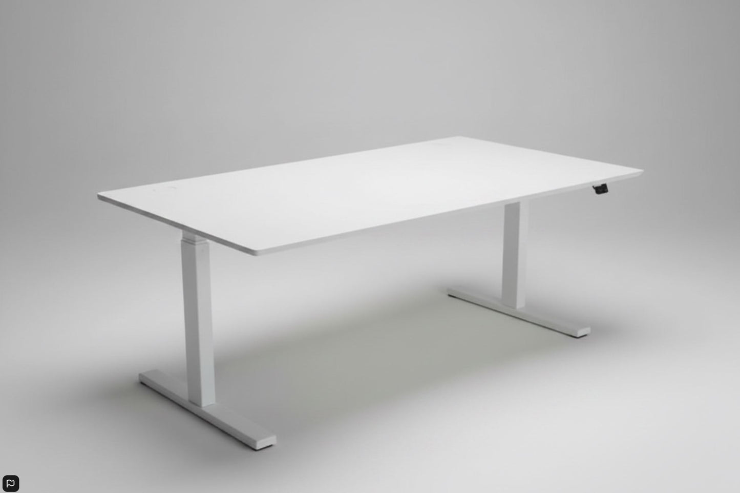 Scanoffice Hæve-Sænkebord 160x80 Hvid
