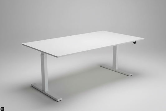 Scanoffice Hæve-Sænkebord 140x80 Hvid
