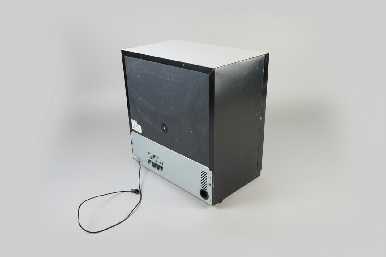 ViboCold bagbarkøler set bagfra med sort kabinet og kompakt underbordskølerdesign