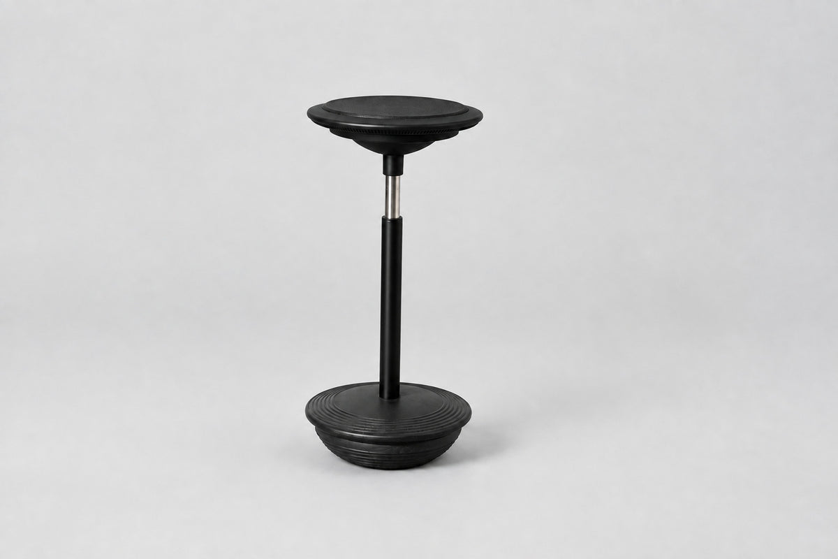 Wilkhahn Stitz ergonomisk balancestol i sort – front