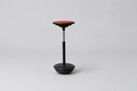 Wilkhahn Stitz ergonomisk balancestol med rødt sæde – front